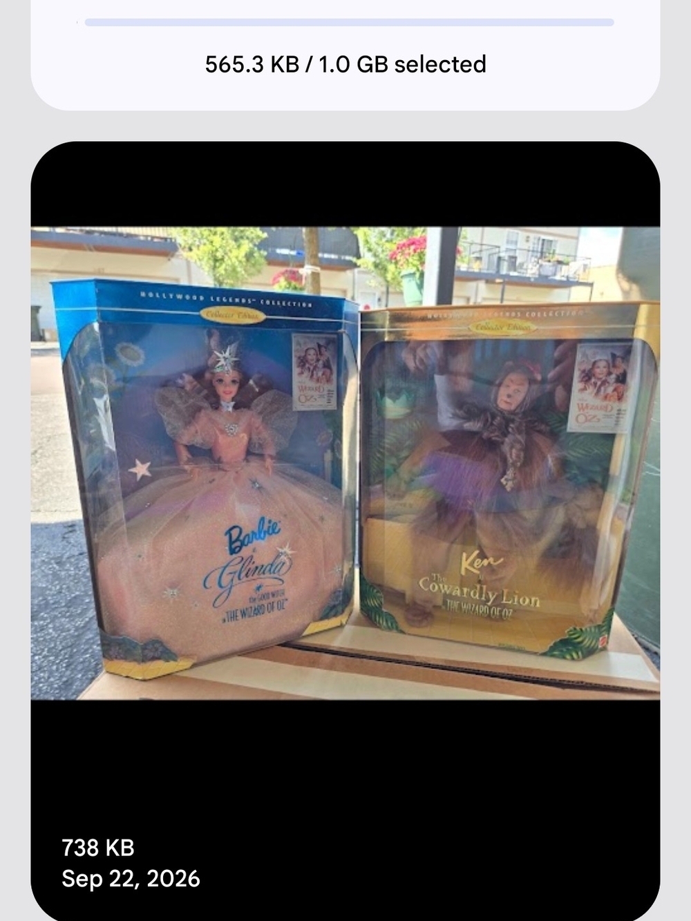 Complete Set Of Wizard Of OZ Dolls